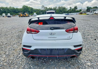 2020 Hyundai Veloster N Base, daño Frontal, Copart lote 55309626, foto 6 de 13