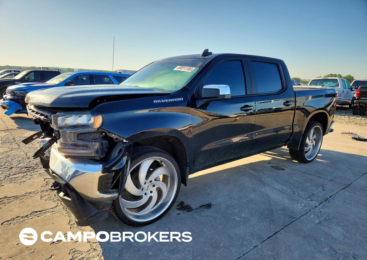 2022 Chevrolet Silverado Ltd K1500 Lt, пошкодження: Передня частина, Copart лот 53011106