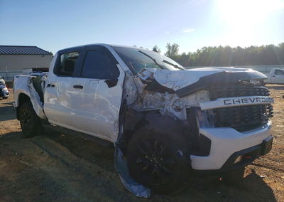 2021 Chevrolet Silverado K1500 Custom, Side damage, Copart lot 57256336, photo 4 of 14