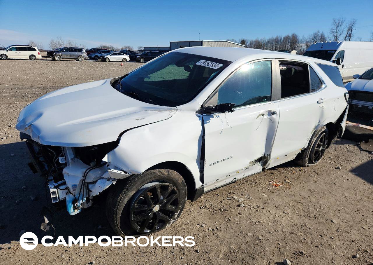 2023 Chevrolet Equinox Lt, пошкодження: Передня частина, Copart лот 78183135