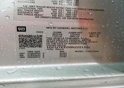 2022 Chevrolet Silverado Ltd K1500 Rst, daño Lateral, Copart lote 55389796, foto 12 de 14