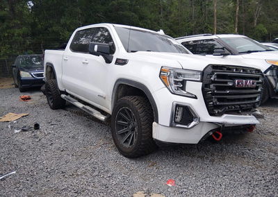 2020 Gmc Sierra 1500 4wd  Short Box At4, daño Frontal izquierdo, Iaai lote 45204629