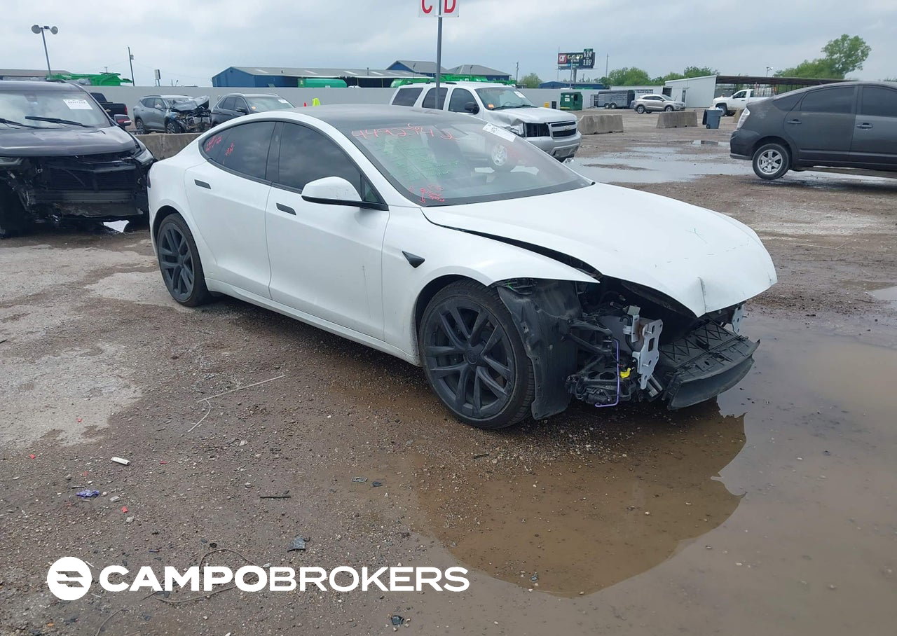 2022 Tesla Model S Dual Motor All-wheel Drive, uszkodzenie: Lewy bok, Iaai lot 44927642