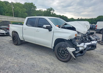2022 Chevrolet Silverado Ltd K1500 Lt, daño Frontal, Copart lote 53234366, foto 4 de 12