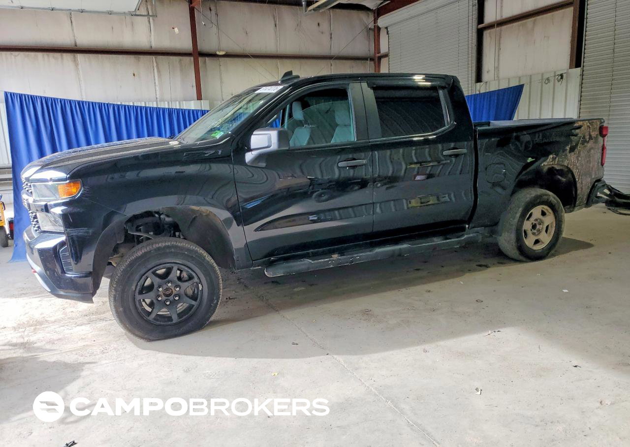 2021 Chevrolet Silverado K1500 Trail Boss Custom, daño Abolladuras/rayones menores, Copart lote 51474776