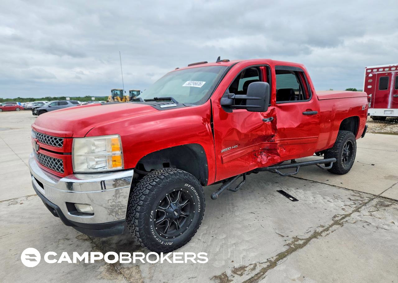 2012 Chevrolet All Models Silverado, daño Lateral, Copart lote 50296636