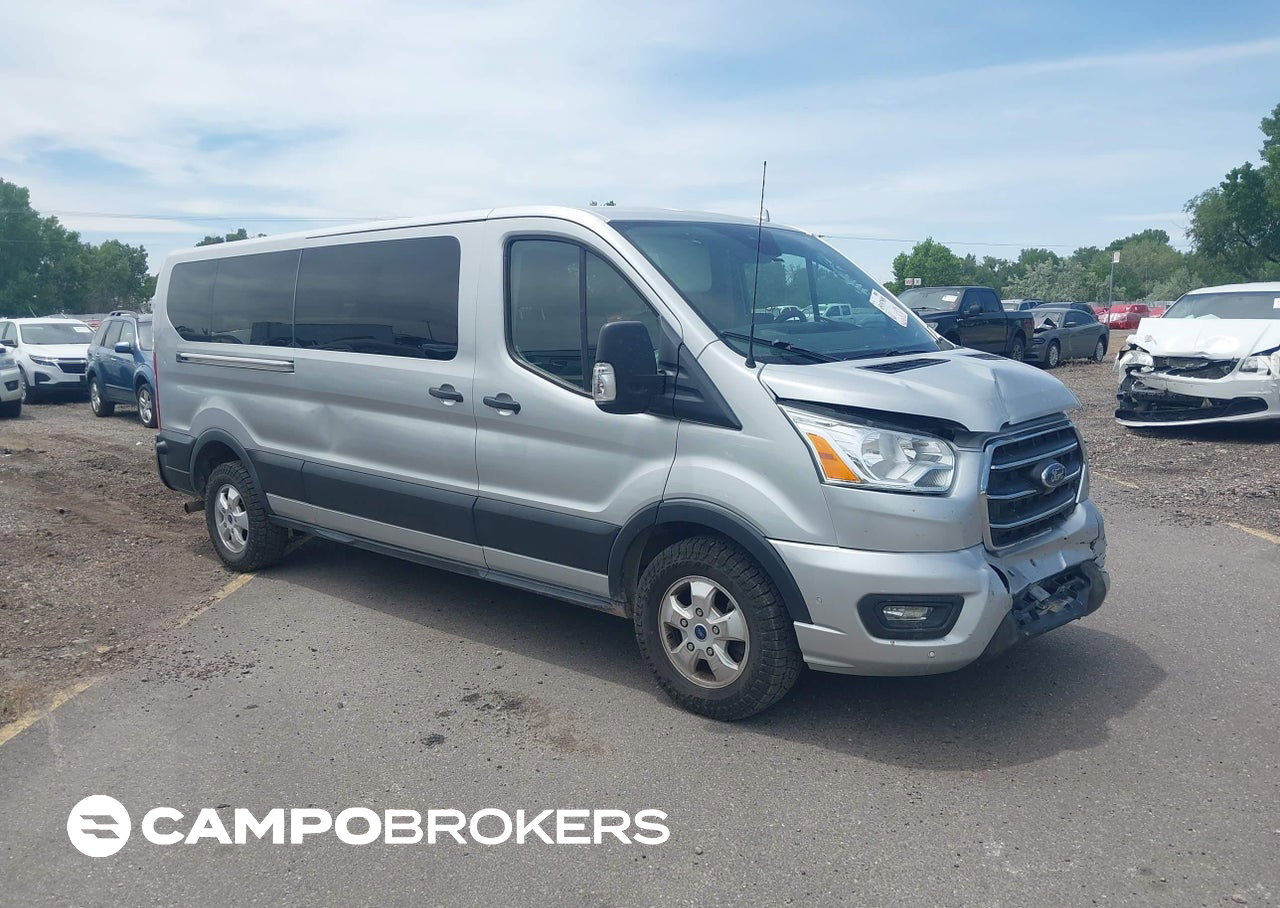 2020 Ford Transit-350 Passenger Van Xlt, daño Frontal, Iaai lote 45197909