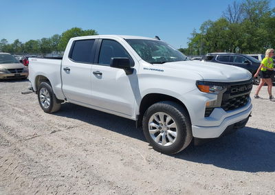 2023 Chevrolet Silverado 1500 4wd  Short Bed Custom, Hail damage, Iaai lot 45070015