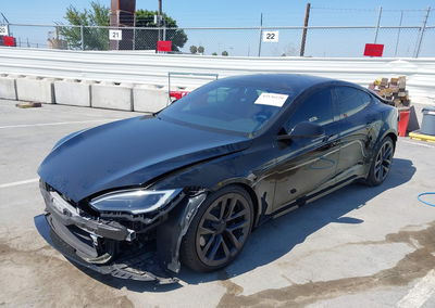 2023 Tesla Model S, пошкодження: Front & Rear, Iaai лот 45136120, фото 2 з 19