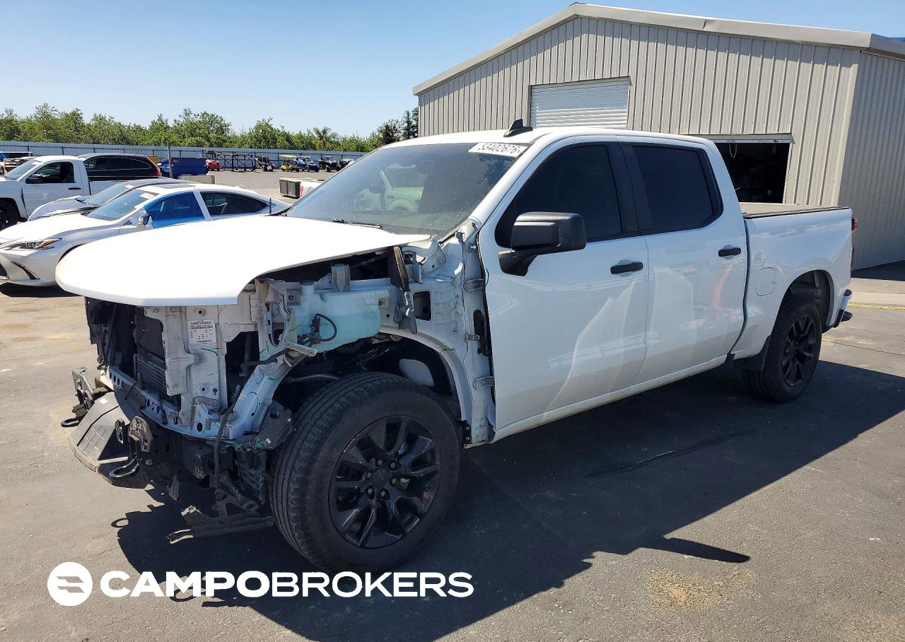 2022 Chevrolet All Models Silverado Ltd, Front End damage, Copart lot 53402676