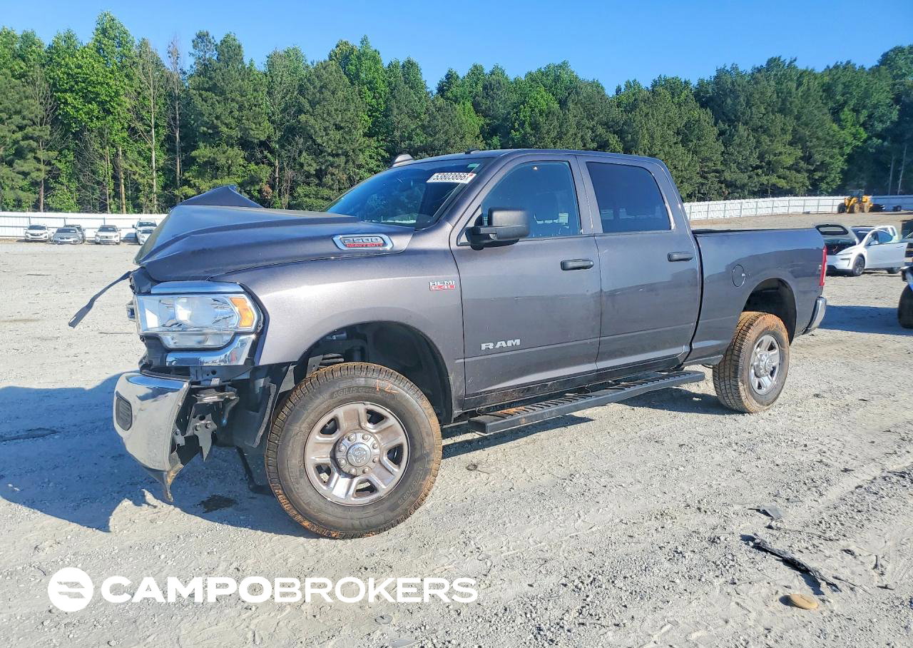 2022 Ram 2500 Tradesman, Front End damage, Copart lot 53803866