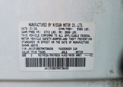 2024 Nissan Ariya Engage, daño Frontal, Copart lote 54519076, foto 13 de 15