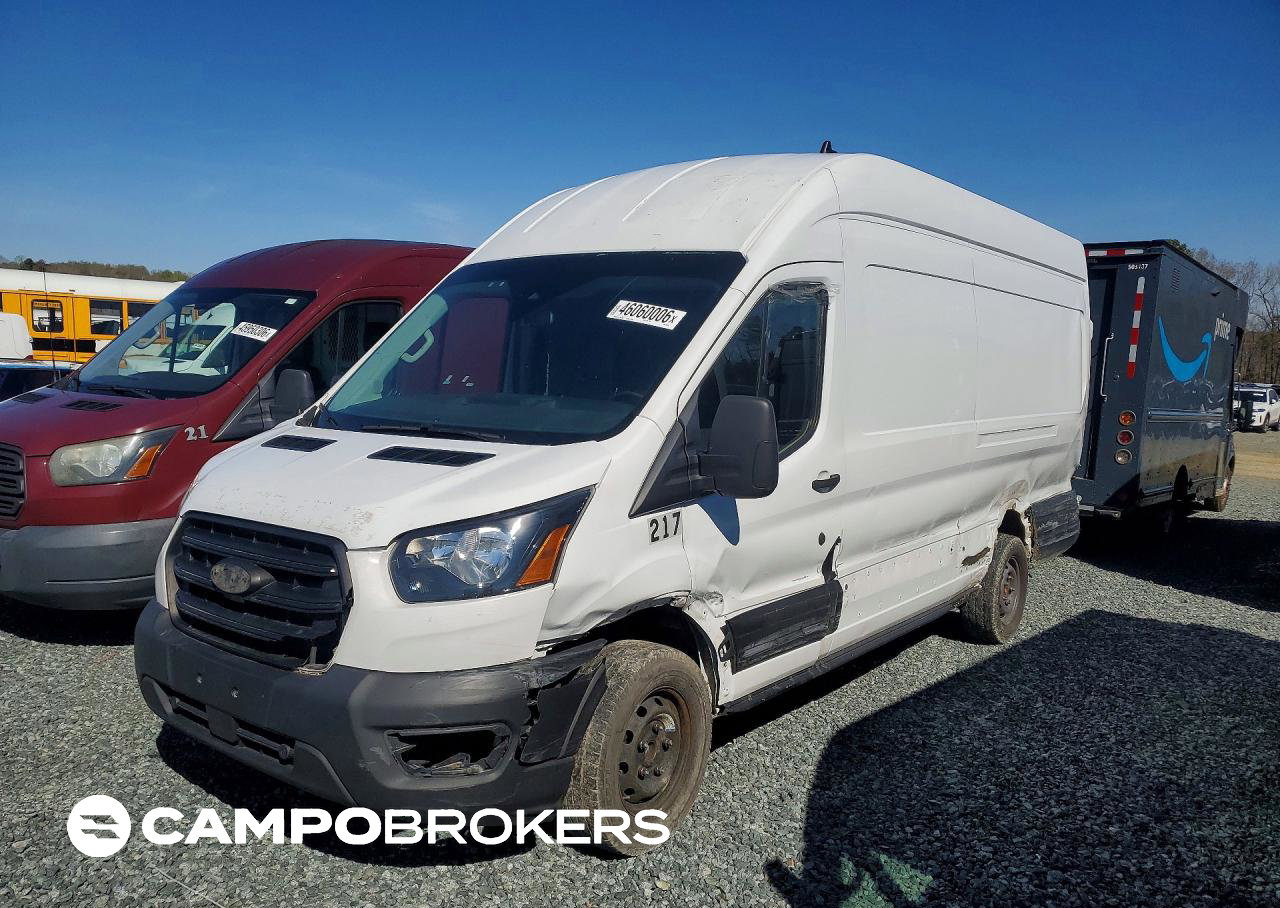 2021 Ford Transit T-350 Delivery Van, uszkodzenie: Bok, Copart lot 46060006