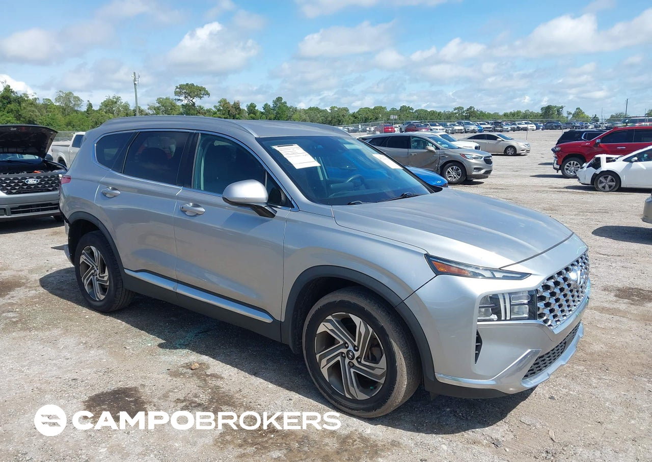 2021 Hyundai Santa Fe Sel, daño Trasero, Iaai lote 45239656
