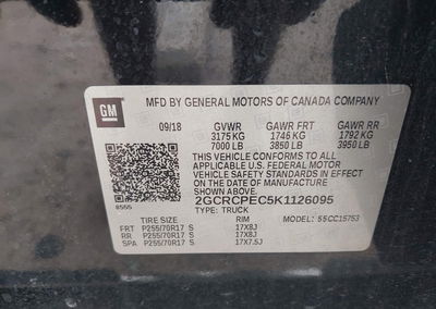 2019 Chevrolet Silverado 1500 Ld Lt, uszkodzenie: Prawy bok, Iaai lot 44963433, zdjęcie 9 z 16
