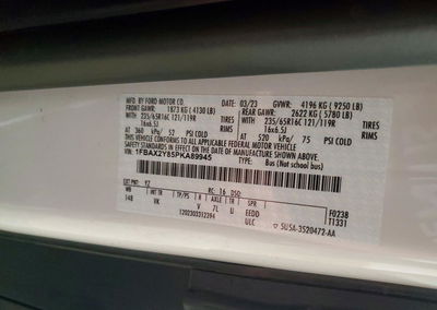 2023 Ford Transit T-350, Rear End damage, Copart lot 50255166, photo 14 of 16