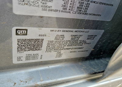 2023 Chevrolet Silverado K1500, uszkodzenie: Grad, Copart lot 53603766, zdjęcie 12 z 12