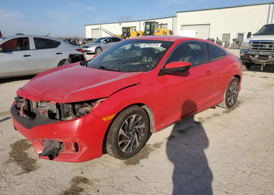 2017 Honda Civic Lx, daño Frontal, Copart lote 82791374