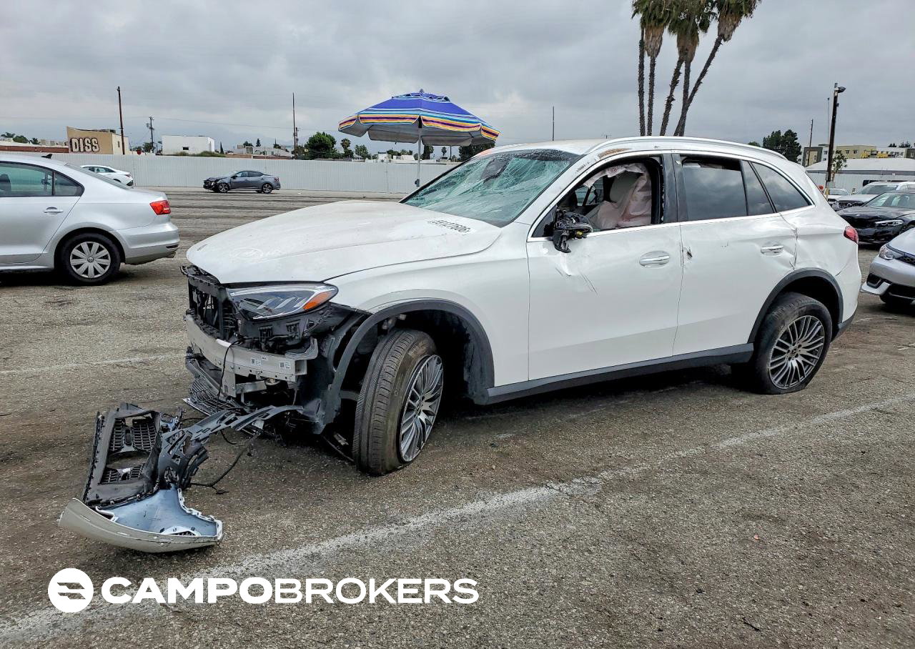 2025 Mercedes-benz Glc 300, daño Frontal, Copart lote 59127606