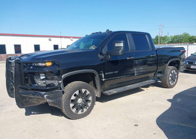 2020 Chevrolet Silverado 2500hd 4wd  Standard Bed Custom, daño Lateral izquierdo, Iaai lote 45055604, foto 2 de 17