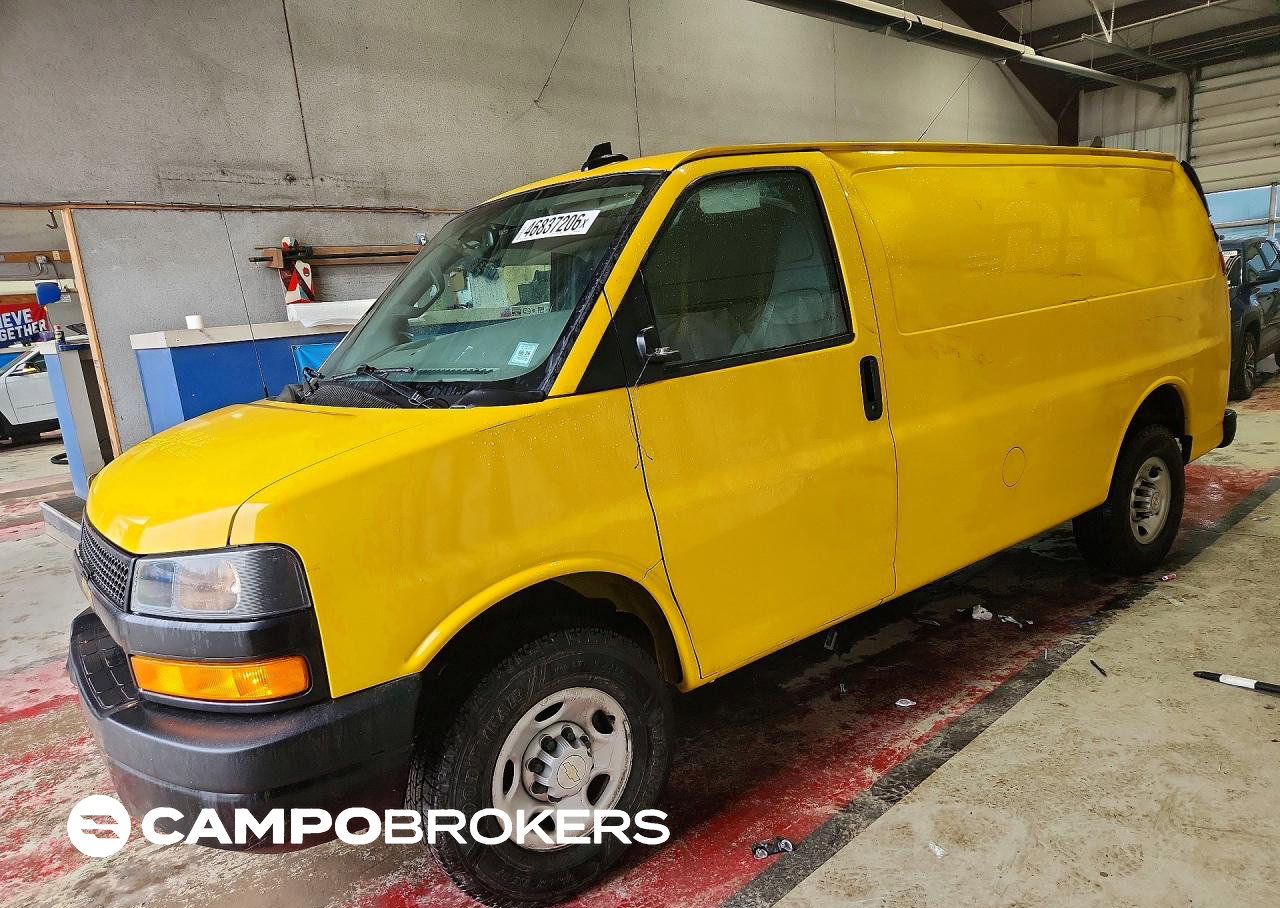 2023 Chevrolet Express Express G2500, пошкодження: Перекидання, Copart лот 46837206
