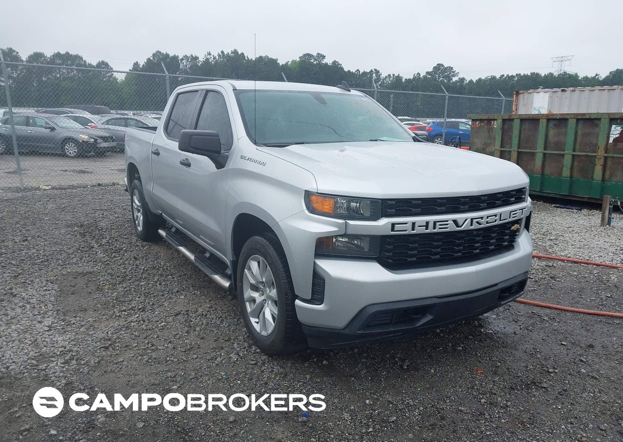 2020 Chevrolet Silverado 1500 2wd  Short Bed Custom, uszkodzenie: Przód, Iaai lot 44982738