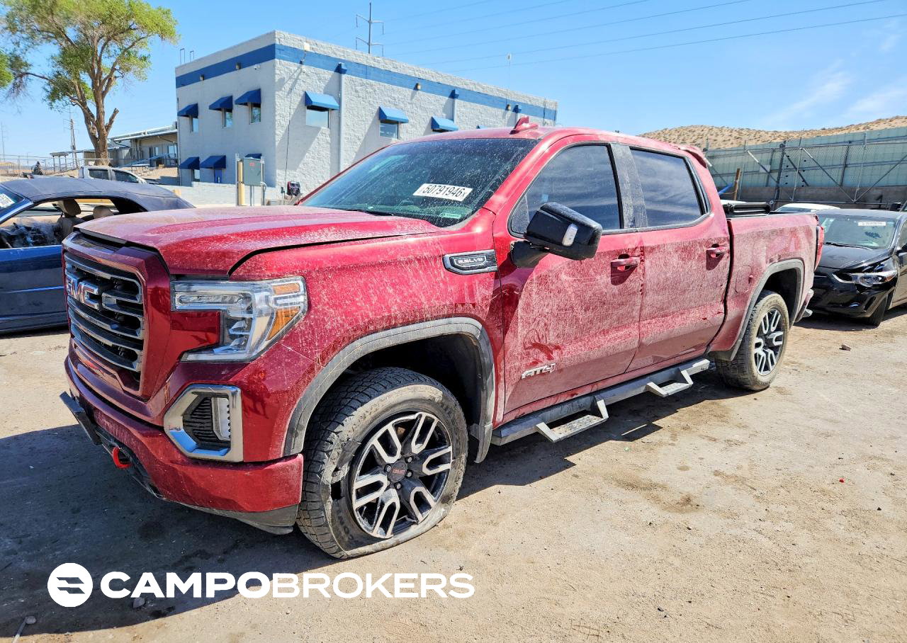 2019 Gmc Sierra K1500 At4, daño Volcadura, Copart lote 50791946