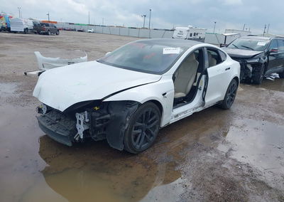 2022 Tesla Model S Dual Motor All-wheel Drive, uszkodzenie: Lewy bok, Iaai lot 44927642, zdjęcie 6 z 18