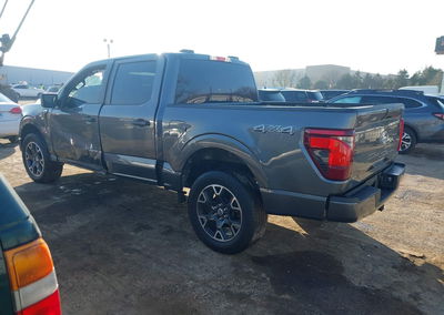 2024 Ford F-150 Stx, daño Lateral izquierdo, Iaai lote 43830412, foto 3 de 16