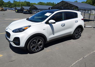 2021 Kia Sportage Sx Turbo, Rear damage, Iaai lot 45352857, photo 2 of 17