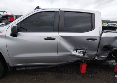 2021 Chevrolet Silverado 1500 4wd  Short Bed Lt Trail Boss, Left Side damage, Iaai lot 45155481, photo 15 of 18