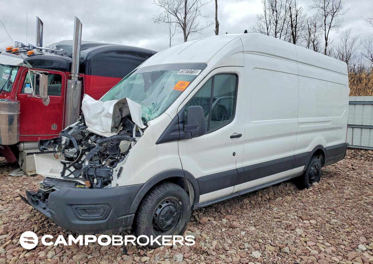 2023 Ford Transit T-350, daño Frontal, Copart lote 57438886