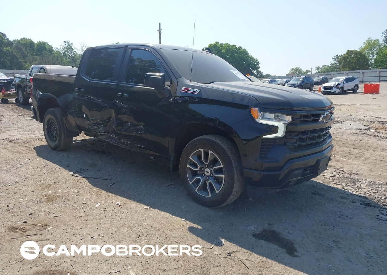 2022 Chevrolet Silverado 1500 4wd  Short Bed Rst, daño Lateral derecho, Iaai lote 44935199