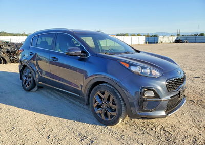 2021 Kia Sportage S, daño Trasero, Copart lote 57198096, foto 4 de 12