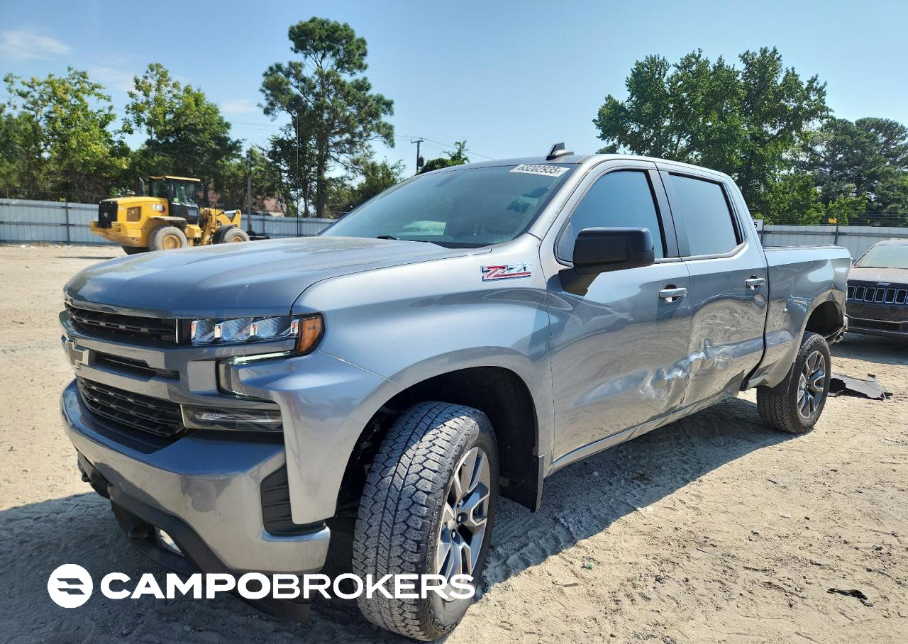 2021 Chevrolet Silverado K1500 Rst, пошкодження: Бік, Copart лот 63202935