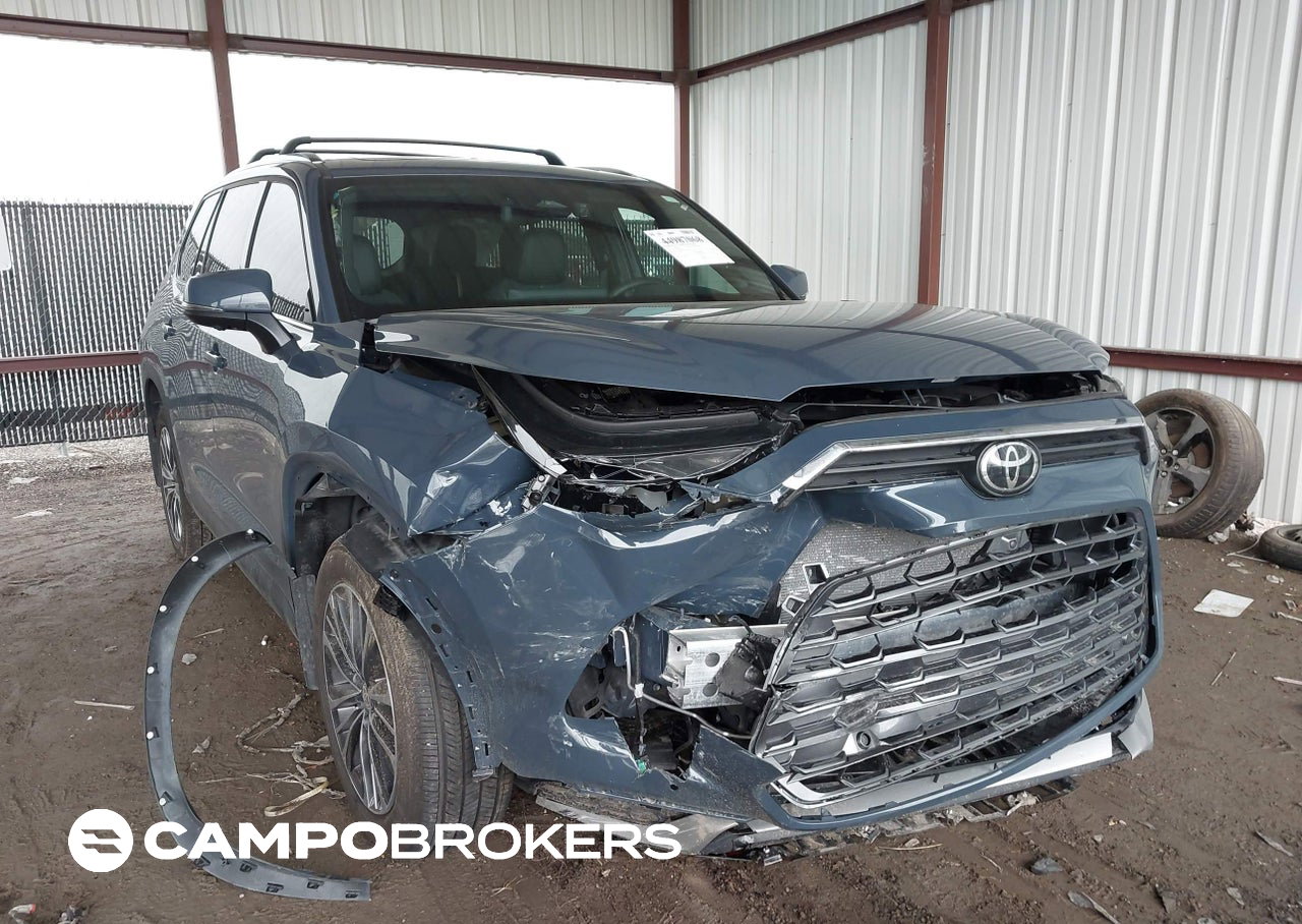 2026 Toyota Grand Highlander Hybrid Max Platinum, пошкодження: Передня частина, Iaai лот 44987068