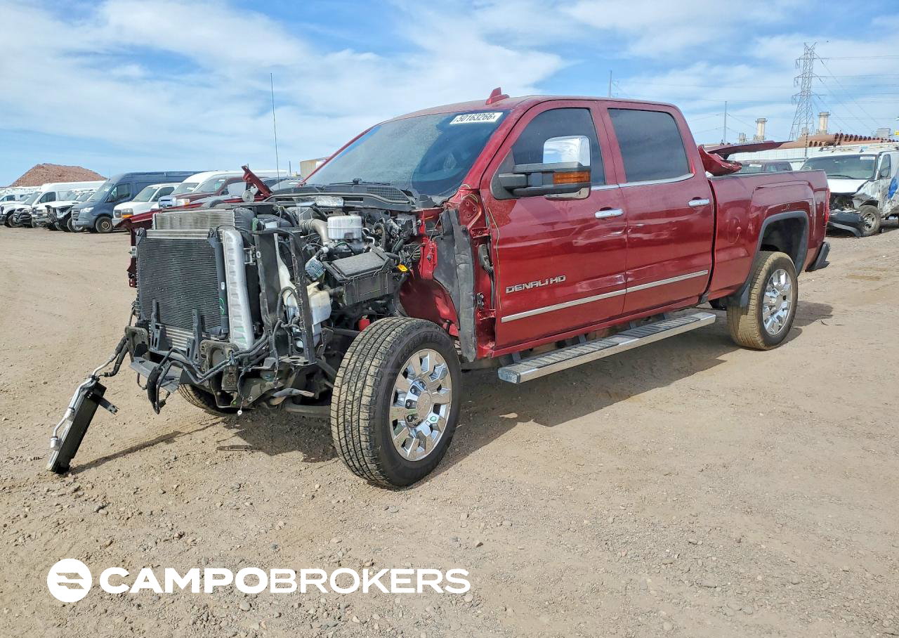 2019 Gmc Sierra K2500 Denali, daño Frontal, Copart lote 50163266