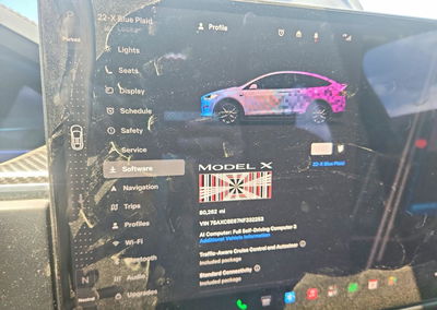 2022 Tesla Model X, daño Trasero, Copart lote 54498356, foto 9 de 14