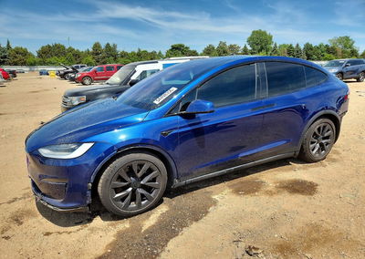 2022 Tesla Model X, daño Trasero, Copart lote 54498356