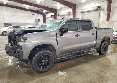 2021 Chevrolet Silverado K1500 Trail Boss Custom, daño Frontal, Copart lote 48280326