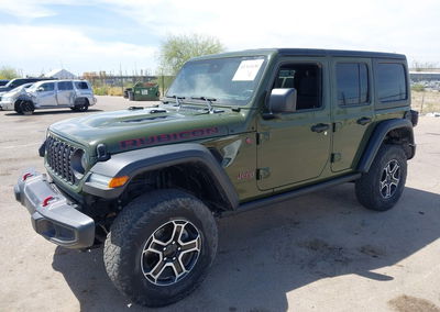 2024 Jeep Wrangler 4-door Rubicon 4x4, пошкодження: Theft, Iaai лот 44763430, фото 2 з 17
