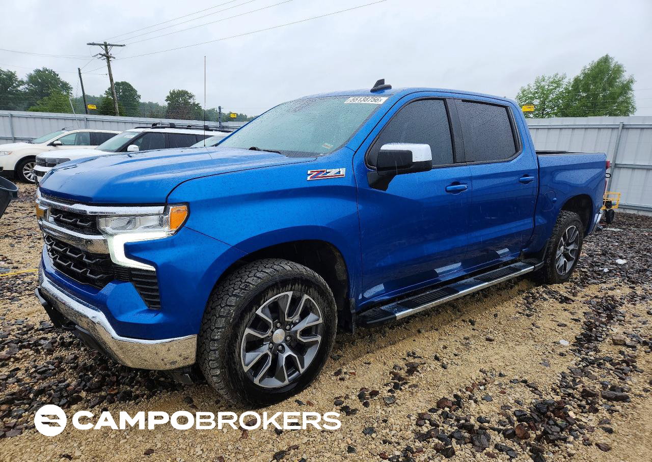 2022 Chevrolet Silverado K1500 Lt, пошкодження: Град, Copart лот 55138756