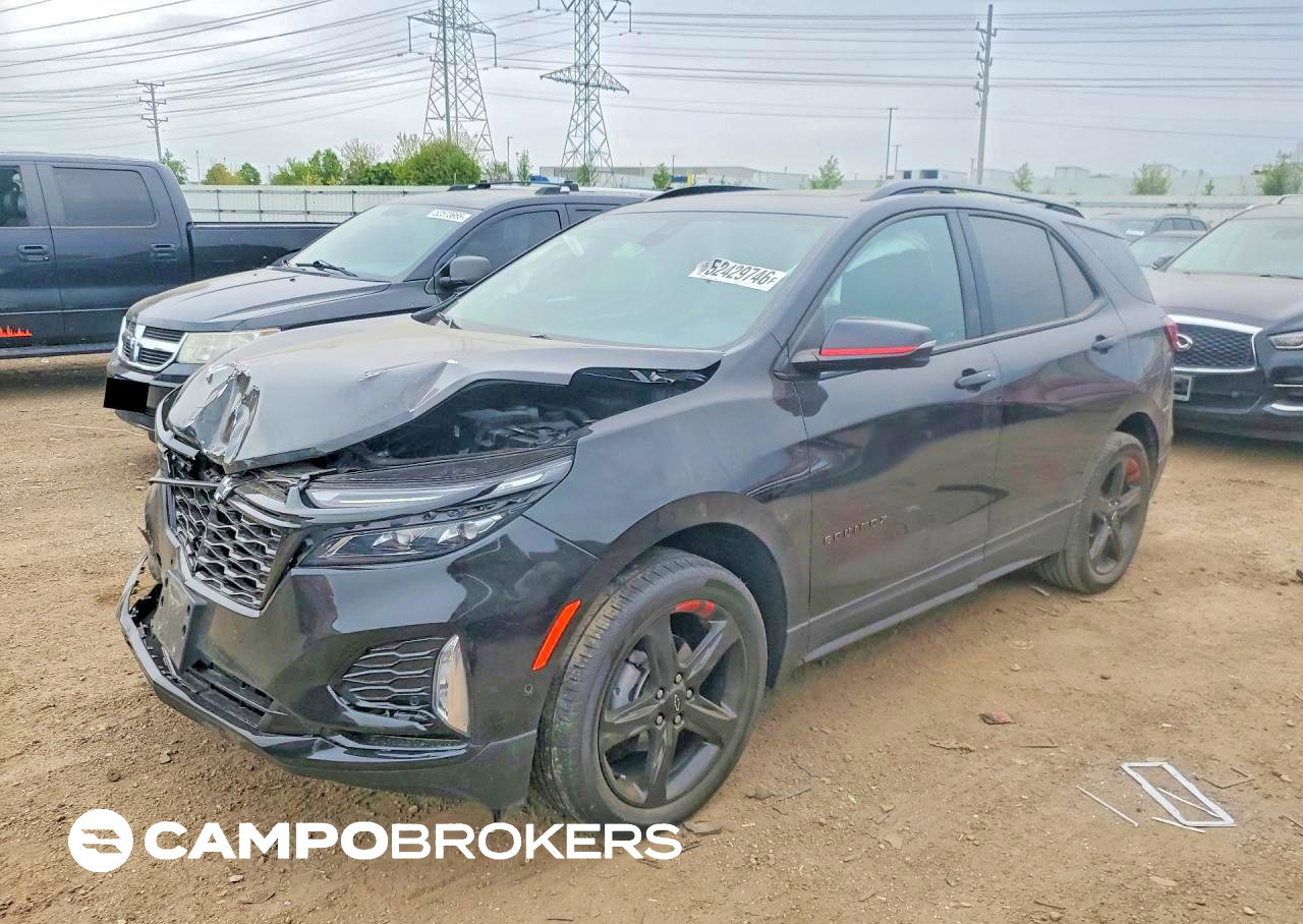2024 Chevrolet Equinox Premier, daño Frontal, Copart lote 52429746