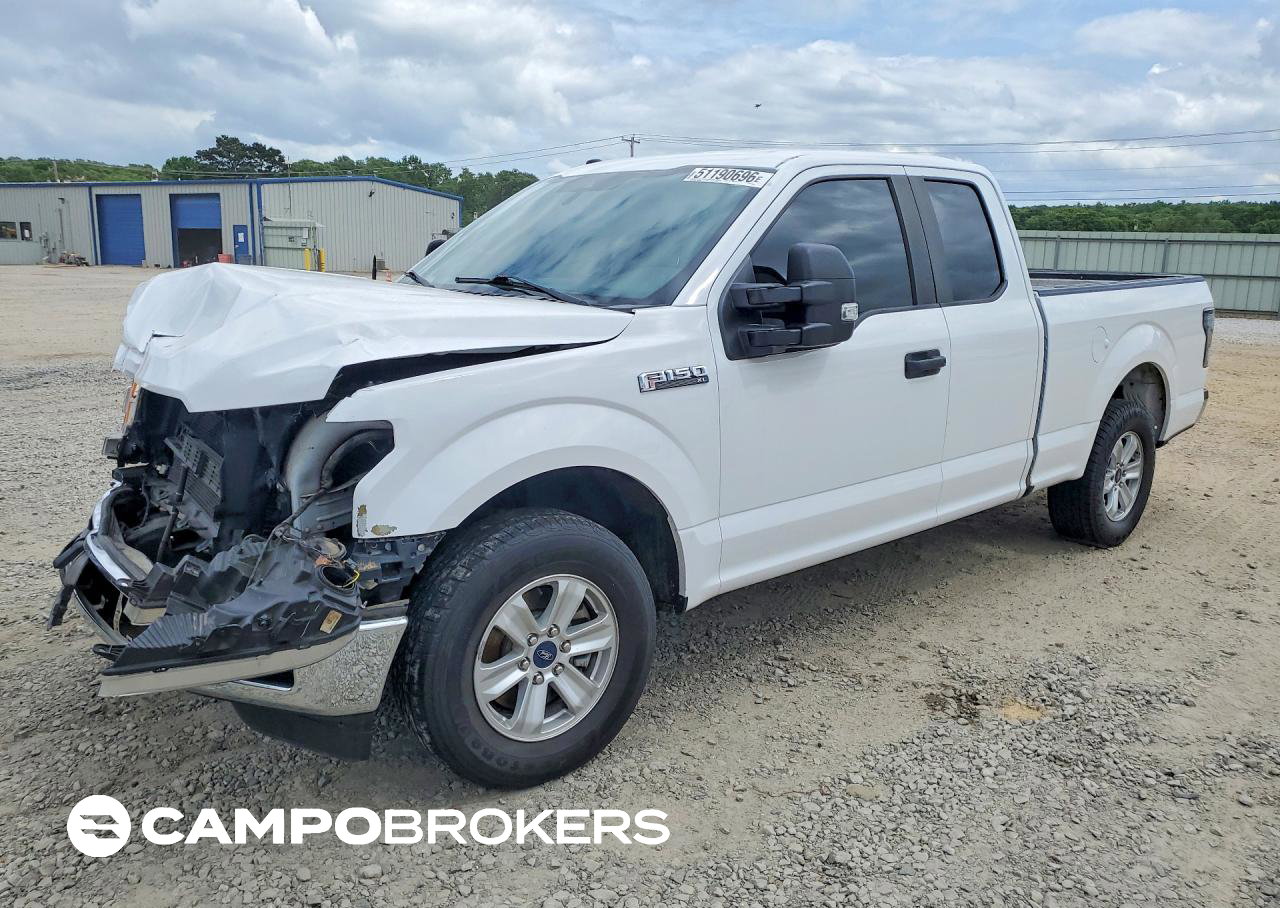 2019 Ford F-150 F150, daño Frontal, Copart lote 51190696