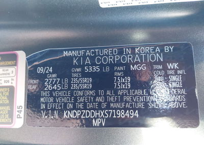 2025 Kia Sportage Plug-in Hybrid X-line Prestige, Left & Right Side damage, Iaai lot 44808227, photo 9 of 17