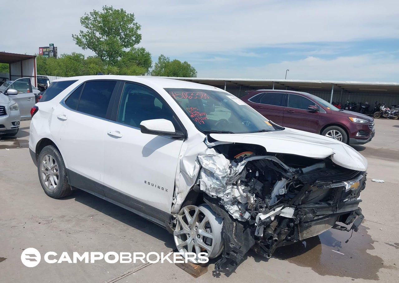 2023 Chevrolet Equinox Fwd Lt, пошкодження: Передня частина, Iaai лот 45063388