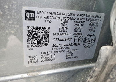 2025 Chevrolet Equinox Lt, daño Frontal, Copart lote 78824955, foto 14 de 14