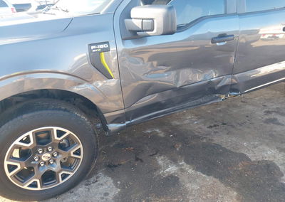2024 Ford F-150 Stx, daño Lateral izquierdo, Iaai lote 43830412, foto 6 de 16