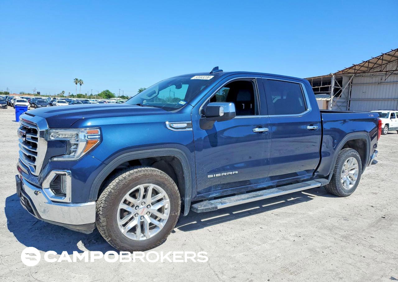 2021 Gmc Sierra K1500 Slt, uszkodzenie: Przód, Copart lot 53583236