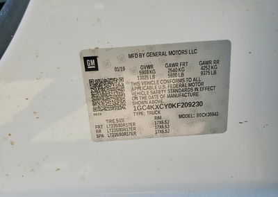 2019 Chevrolet Silverado K3500 Ltz, uszkodzenie: Przód, Copart lot 50338496, zdjęcie 13 z 13